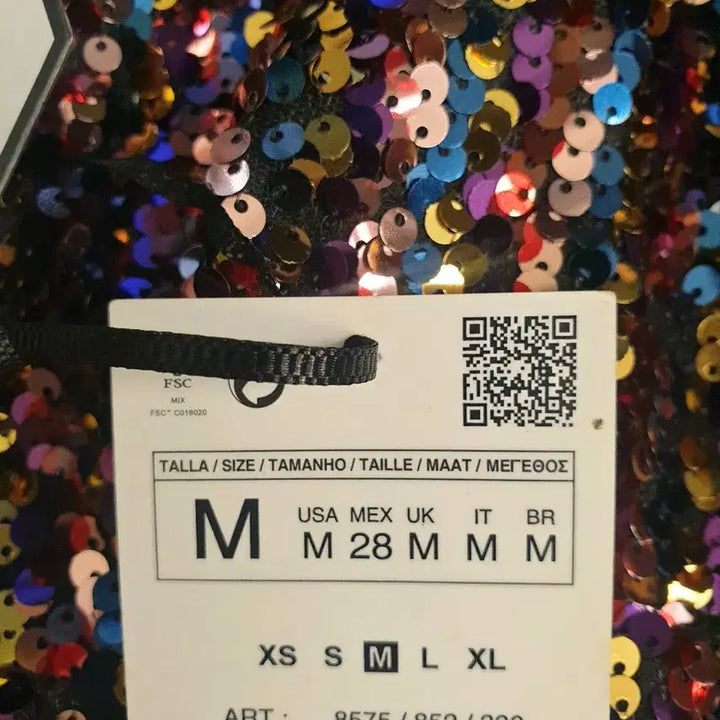 [BUNJANG] ZARA Sequin Dress / 44~마른55) 자라 ZARA 스팽글 원피스