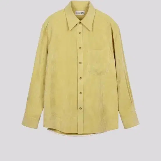 [BUNJANG] RECTO Yellow Corduroy Shirt (Size M) / 렉토 옐로우 코듀로이셔츠 m