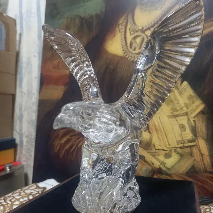 [BUNJANG] Crystal Eagle Ornament Interior Decor / 크리스탈 독수리 장식품 인테리어 소품