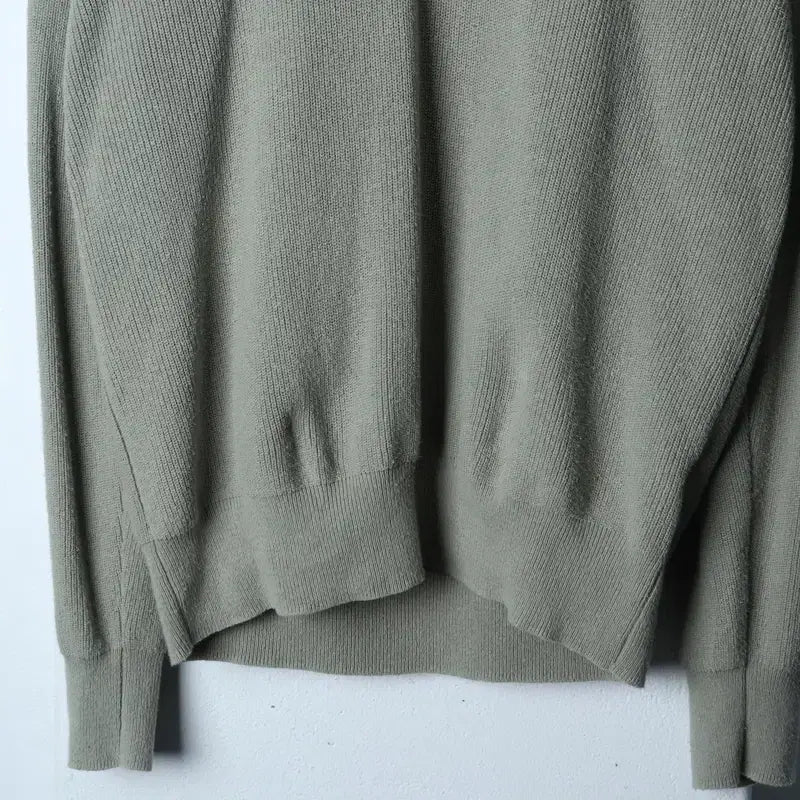 [BUNJANG] Paul Break Oversized V-Neck Knit Sweater / (XL-2XL) 폴브레이크 니트 오버핏 브이넥 그린 놈코어-173B8