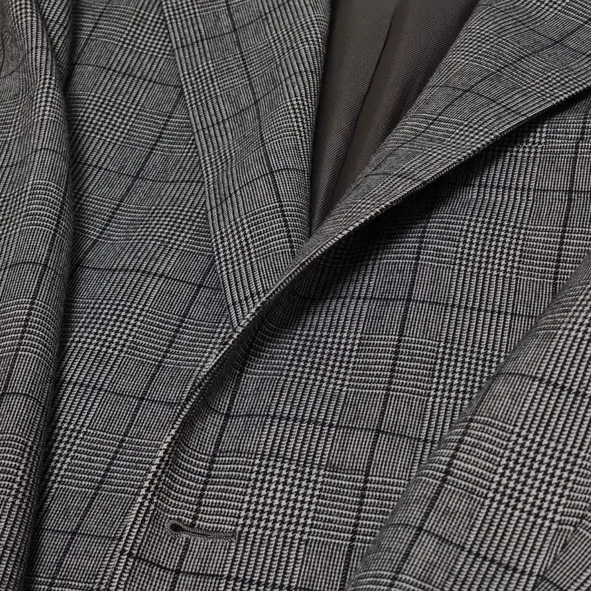 [BUNJANG] Ring Jacket Glen Check Single Breasted Jacket 48 Hand-grade / 링자켓 글렌체크 자켓 48 마에스터 링마에 등급(핸드그레이드)