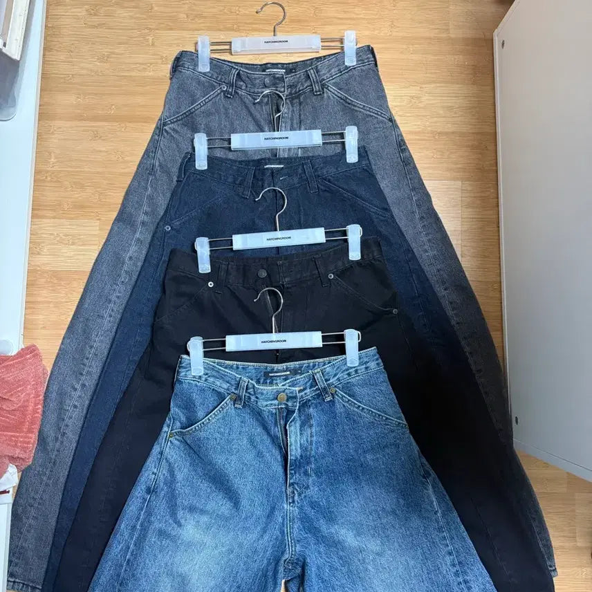 [BUNJANG] Hatching Room Wide Curve Jeans Size 2 / 해칭룸 와이드 커브진 2