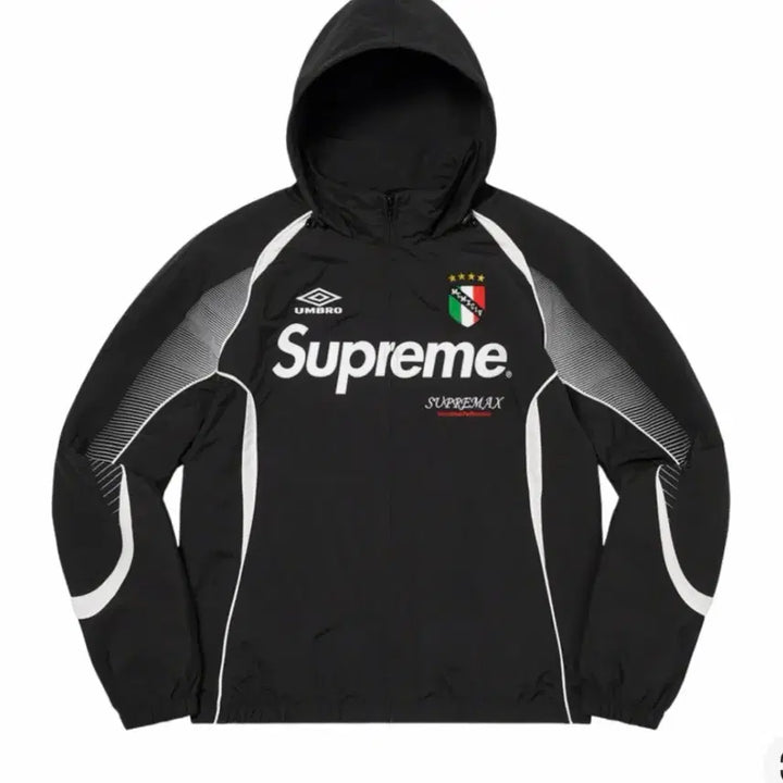 [BUNJANG] Supreme x Umbro Track Jacket Black / 슈프림 x 엄브로 트랙 자켓 블랙 - 22SS