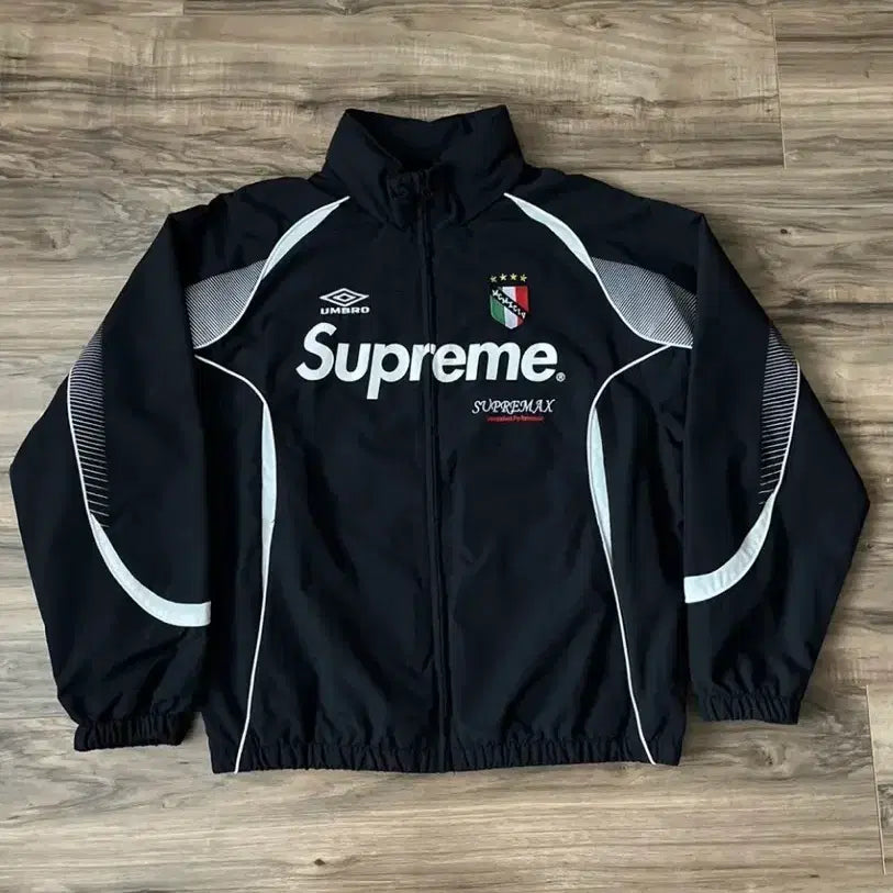 [BUNJANG] Supreme x Umbro Track Jacket Black / 슈프림 x 엄브로 트랙 자켓 블랙 - 22SS