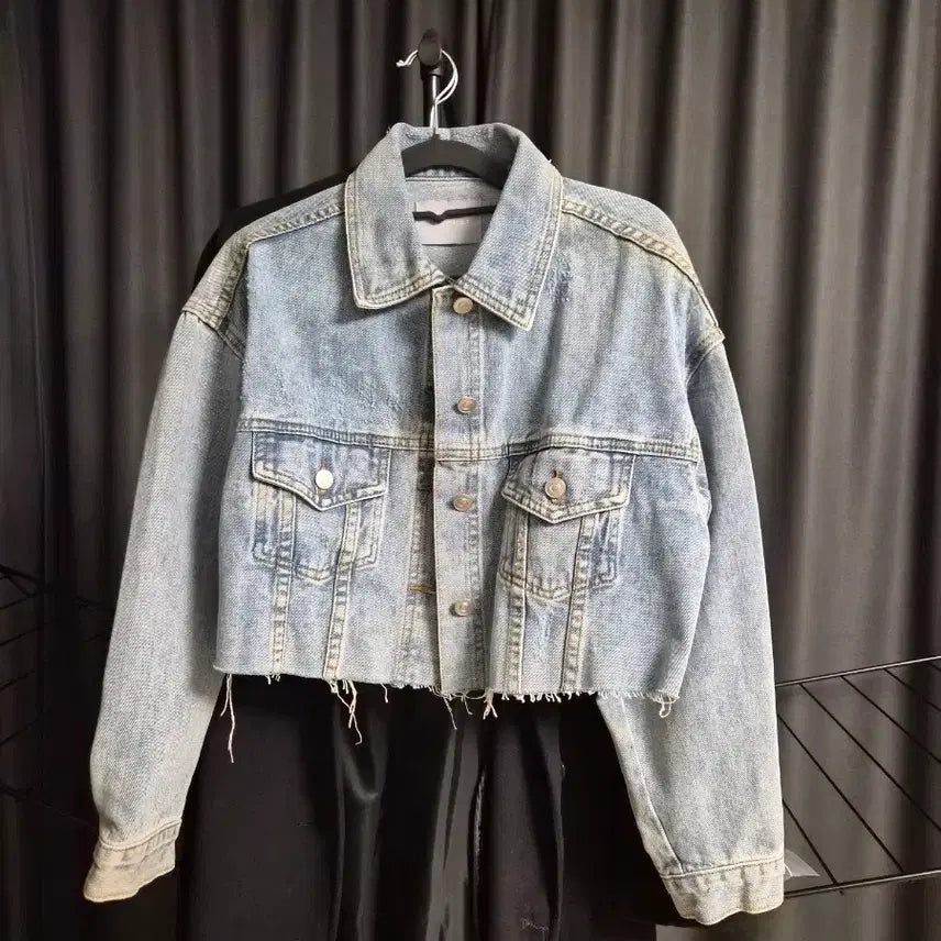 [BUNJANG] Cropped Denim Jacket / 크롭 청자켓 2개 일괄