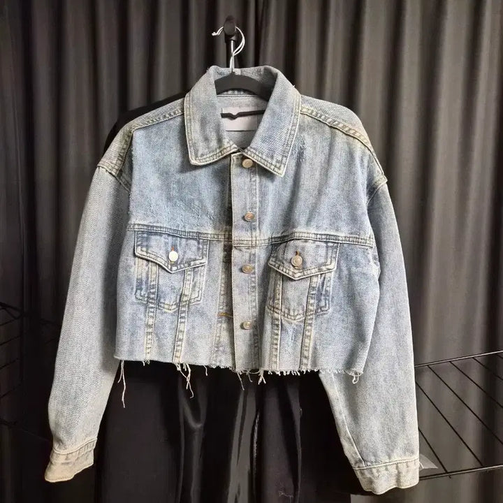 [BUNJANG] Cropped Denim Jacket / 크롭 청자켓 2개 일괄