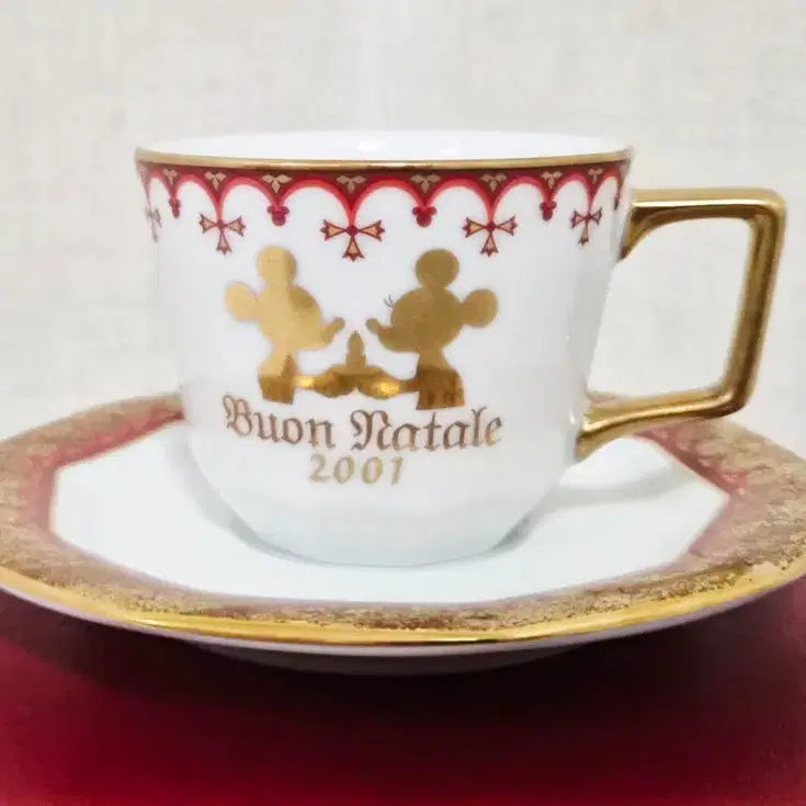 [BUNJANG] Disney Buon Natale 2001 Vintage Coffee Cup / 도쿄 디즈니 Buon Natale 2001 빈티지 커피잔