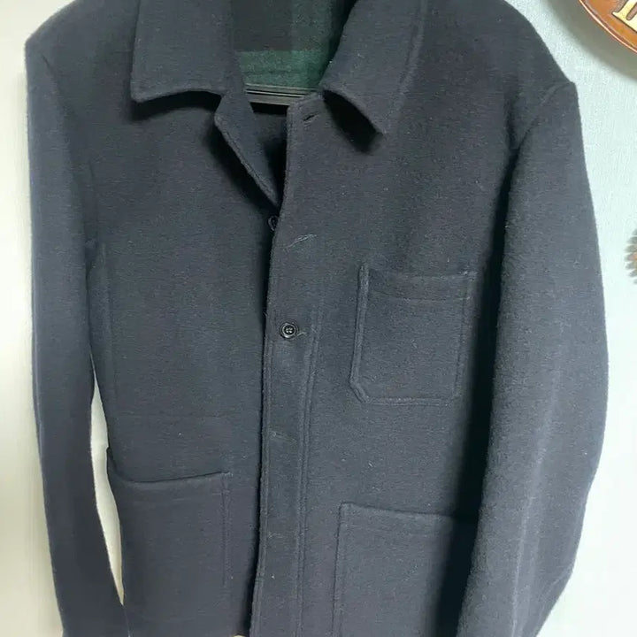 [BUNJANG] Vetra Navy Wool Work Jacket / 베트라 vetra 울 네이비 워크자켓