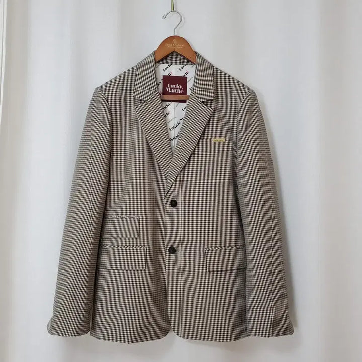 [BUNJANG] Lucky Marche Polo Check Shirt / 럭키마르쉐 공용M 새옷수준