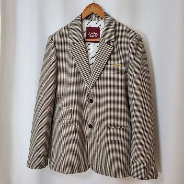 [BUNJANG] Lucky Marche Polo Check Shirt / 럭키마르쉐 공용M 새옷수준