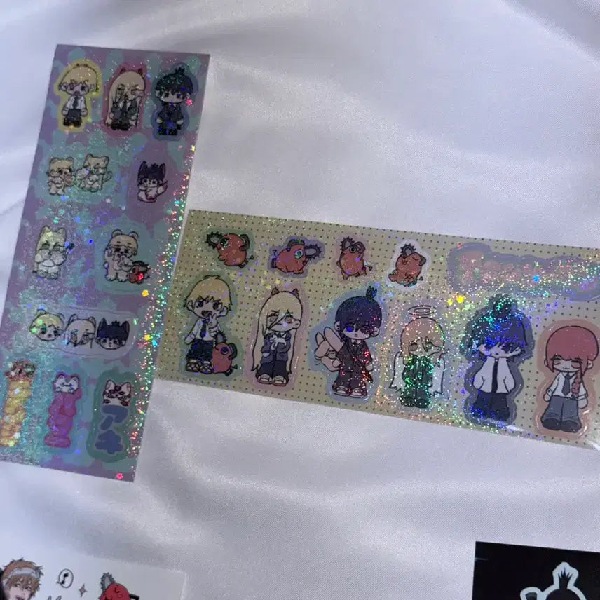 [BUNJANG] Chainsaw Man Sticker / 체인소맨 비공굿 스티커 프리쿠라 통판 스티커