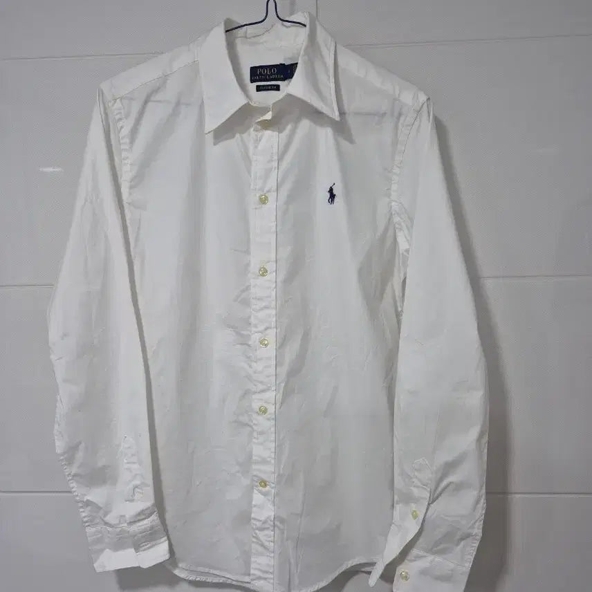 [BUNJANG] Polo Ralph Lauren White Long Sleeve Shirt Size M / 폴로 랄프로렌 화이트 셔츠 긴팔M