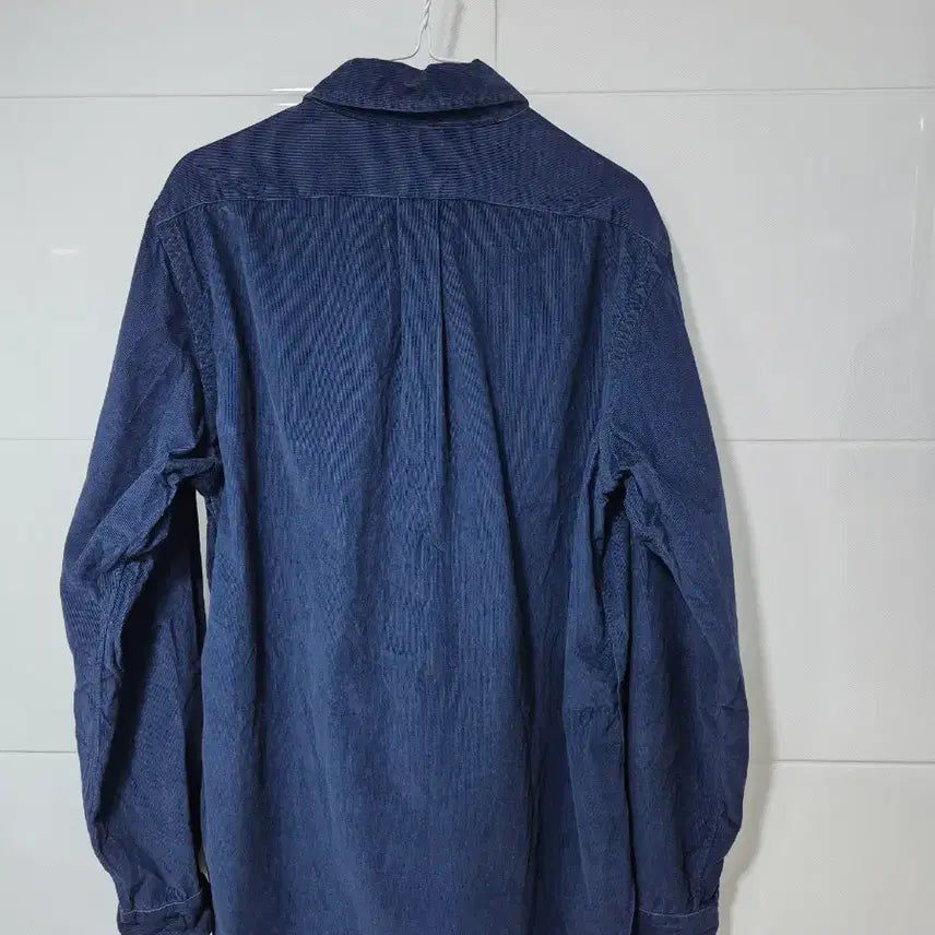 [BUNJANG] Polo Ralph Lauren Navy Corduroy Shirt - Men's / 폴로 랄프로렌 네이비 코듀로이 셔츠M