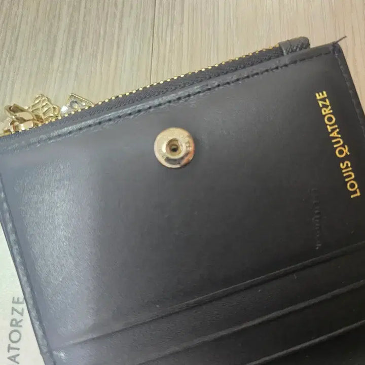 [BUNJANG] Louis Quatorze Black Wallet + Case / 급처)루이까또즈 블랙 반지갑 + 케이스