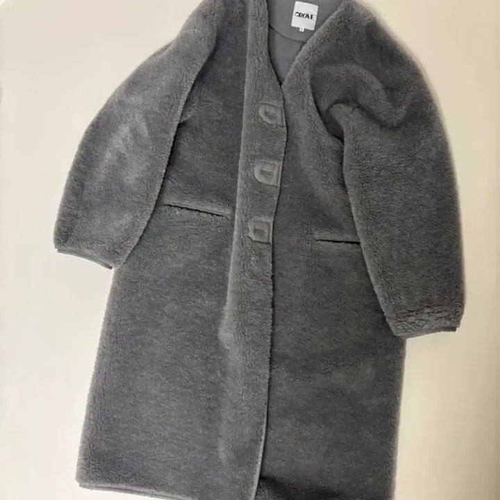 [BUNJANG] Groove Huf Moutsang Coat &amp; Neck Cover / 그로브 그로브스토어 huf 허프 무스탕 코트 자켓+ 아위 넥커버