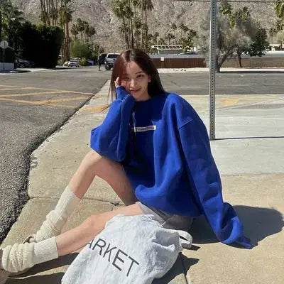 [BUNJANG] Premium Oversized Sweatshirt / [새상품/남여공용] 프리미엄 오버핏 맨투맨