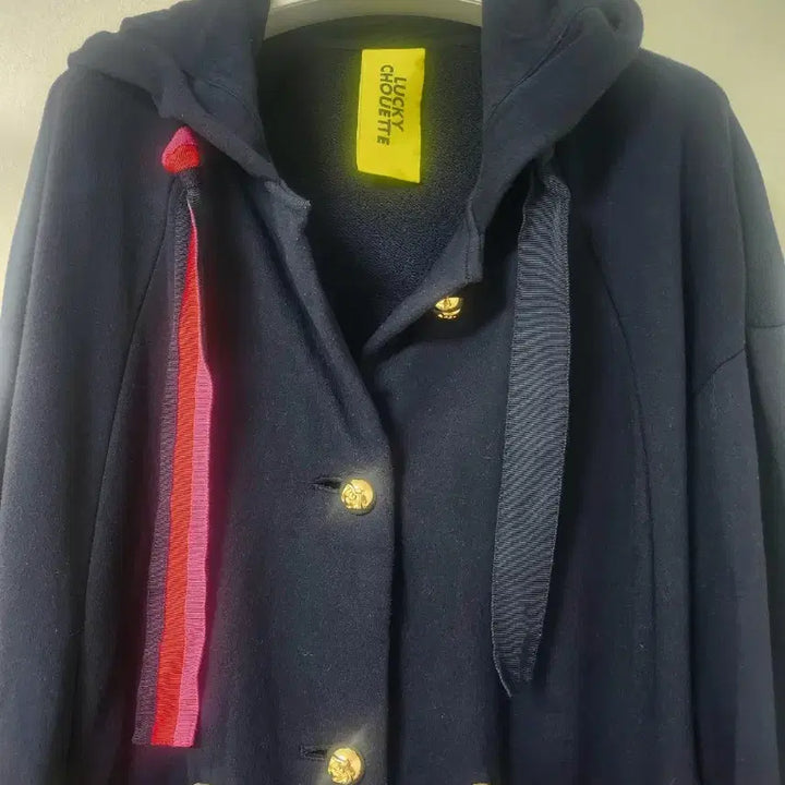 [BUNJANG] Lucky Chouette Navy Hoodie Jacket / 럭키슈에뜨 후드점퍼