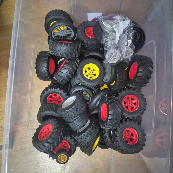 [BUNJANG] Lego Genuine Wheel Tire Bundle Set / 레고 정품 휠 타이어 일괄
