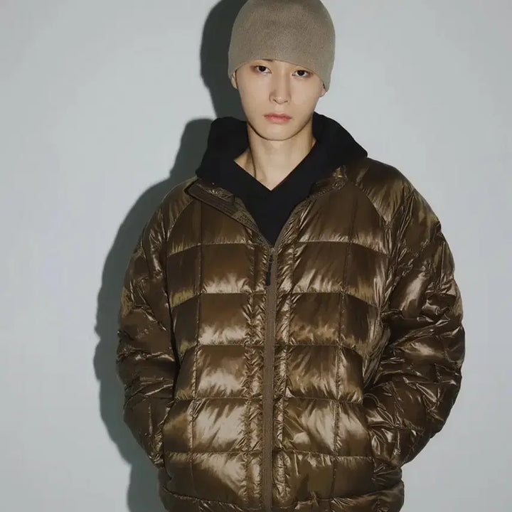 [SOLD OUT] (L)무신사스탠다드 탱커 라이트 스탠넥 (경량)패딩 자켓