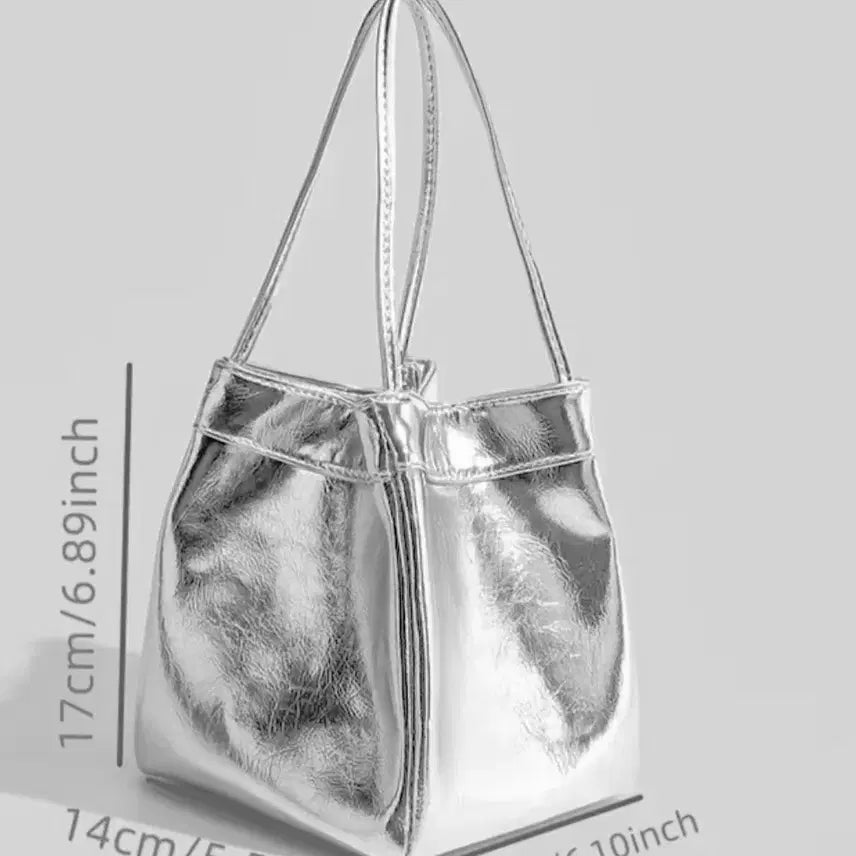 [BUNJANG] Black Leather Tote Bag / 새상품 블랙 레더 토트백