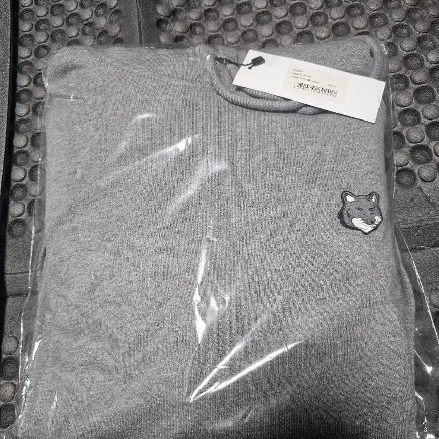 [SOLD OUT] 메종키츠네 폭스 헤드 그레이 후드티L