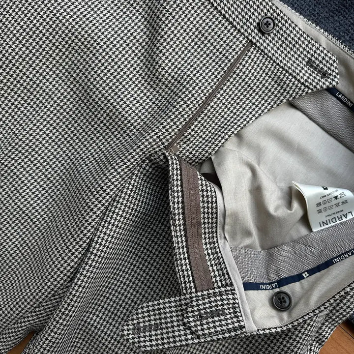 [BUNJANG] Lardini Loro Piana Flannel Houndstooth Suit / 라르디니 플란넬 수트 로렉스 폴로랄프로렌 키톤 마르니 로에베