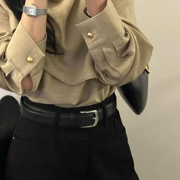 [BUNJANG] Silk Tie Blouse / 새상품 / 실크 타이 블라우스 판매합니다