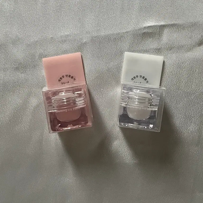 [BUNJANG] LLAL Melting Ice Balm Bundle Set / (일괄) 꽃빵 멜팅 아이스 밤 핑크/화이트