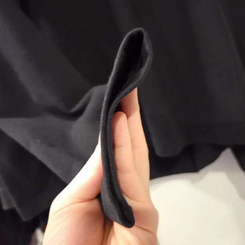 [BUNJANG] Rioa Signature Long Sleeve Black S / 리우아 시그니처 롱슬리브 긴팔 블랙 s