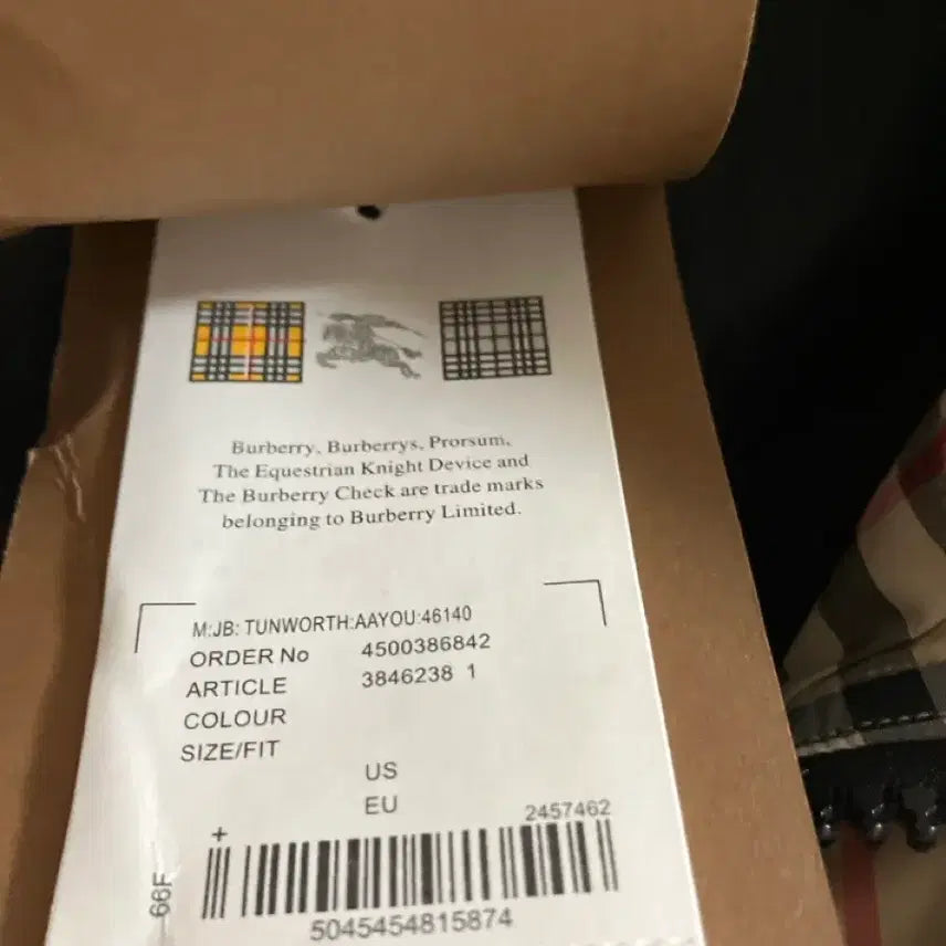 [BUNJANG] Burberry Kensington Check Windbreaker Jacket / 버버리 켄싱턴 체크 바람막이 새상품 정품