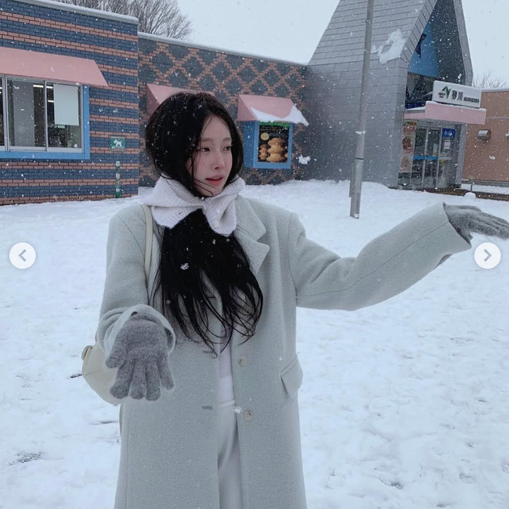 [BUNJANG] Rocket Punch Roa The Witchs Mint Boucle Coat / 더위시 리즈 로아 부클 코트 민트