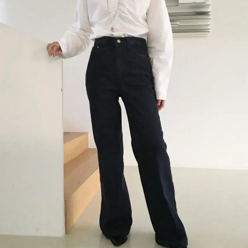 [BUNJANG] Meaning Out Non-fade Raw Denim - Size S / 미닝아웃 논페이드 생지데님 S