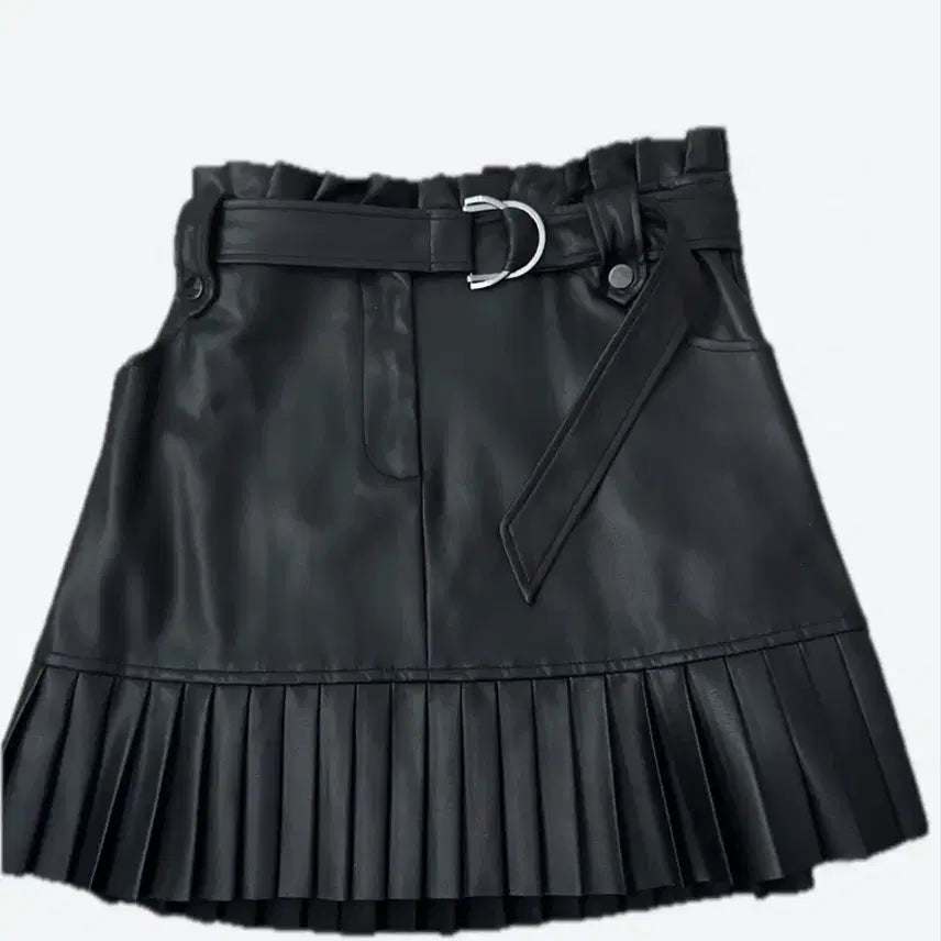 [BUNJANG] ZARA Leather Pleated Skirt / 자라 레더플리츠스커트