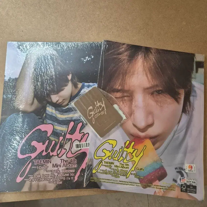 [BUNJANG] Taemin Guilty Photocard / 태민 Guilty 4th 미니 앨범 +포토카드
