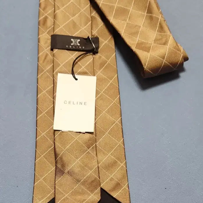 [BUNJANG] Celine Diamond Pattern Tie / 셀린느 다이아몬드 패턴 넥타이