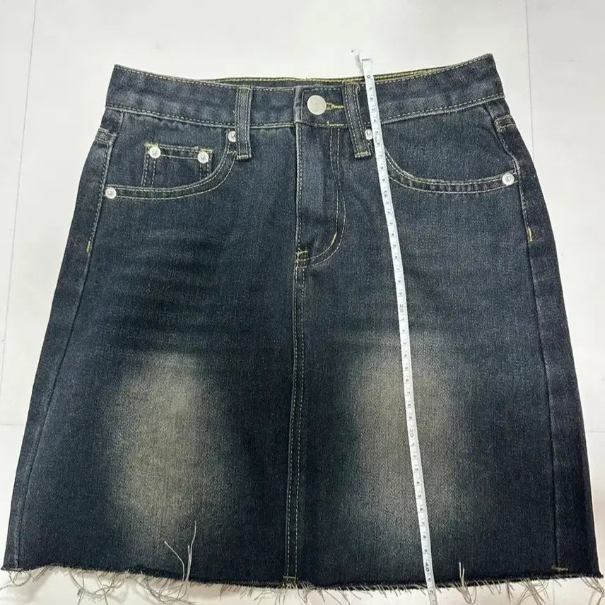 [BUNJANG] Black Denim Skirt / 흑청치마