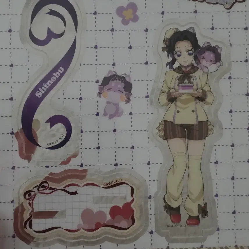 [BUNJANG] Demon Slayer Kocho Shinobu Valentine's White Day Acrylic Stand / 귀멸의 칼날 코쵸우 시노부 발렌타인화이트데이 아크릴 스탠드