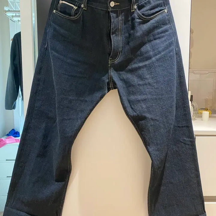 [BUNJANG] Uniform Bridge Selvedge Deep Indigo 34 XL / 유니폼브릿지 셀비지 딥인디고 34 XL