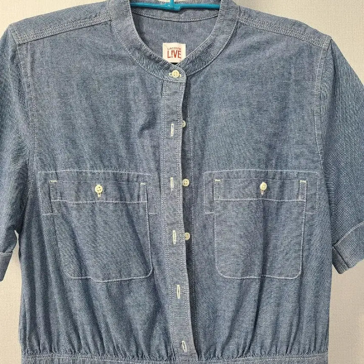 [BUNJANG] Lacoste Denim Midi Dress / 라코스테 원피스