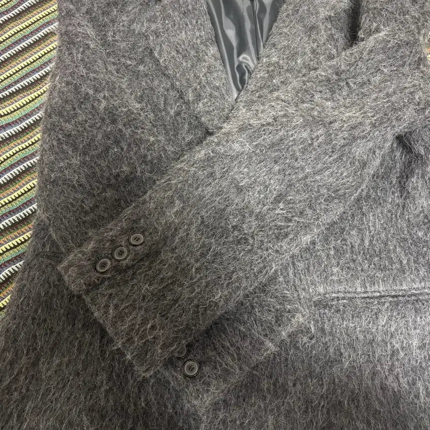 [BUNJANG] Lookast Layer Alpaca Jacket Gray / 룩캐스트 레이어 알파카 자켓 그레이
