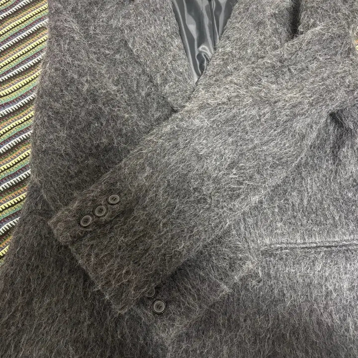 [BUNJANG] Lookast Layer Alpaca Jacket Gray / 룩캐스트 레이어 알파카 자켓 그레이