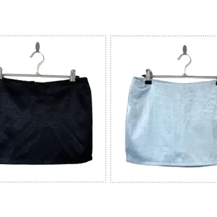 [BUNJANG] Silk Low-Rise Mini Skirt / 실크 로우라이즈 미니 스커트