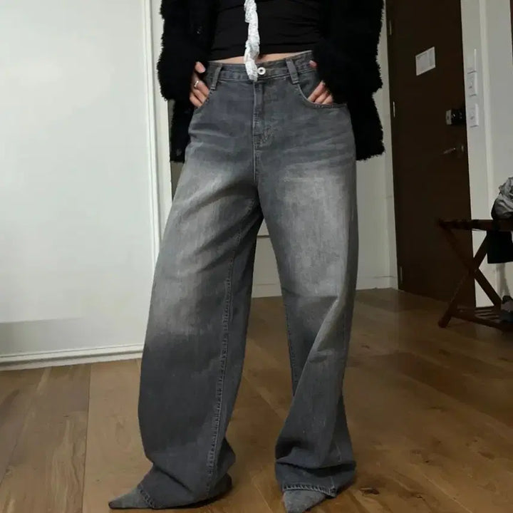 [BUNJANG] Your J Gray Denim Pants / 유어제이 그레이데님