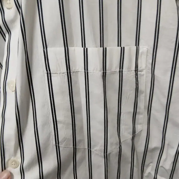 [BUNJANG] AMI Oversized Stripe Shirt / [정품] AMI 아미 오버사이즈 스트라이프 셔츠