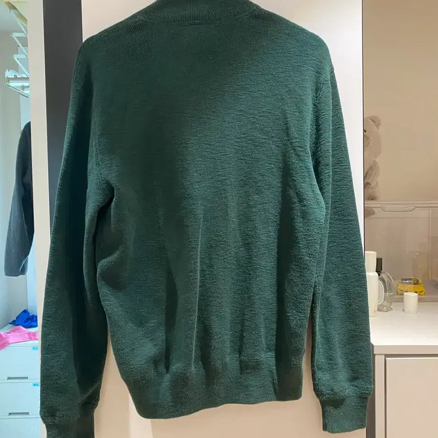 [BUNJANG] Green Half-Zip Knit / 폴로 하프집업니트 그린 L