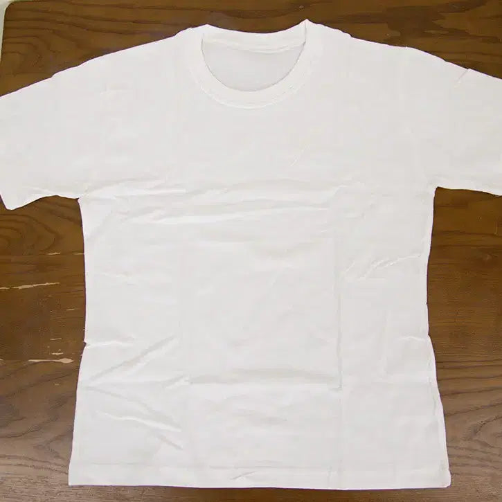 [BUNJANG] Plain White Cotton T-Shirt Bundle (XL) / [창고정리새제품] 상의 반팔 티셔츠 100 (XL) 10개 일괄구매
