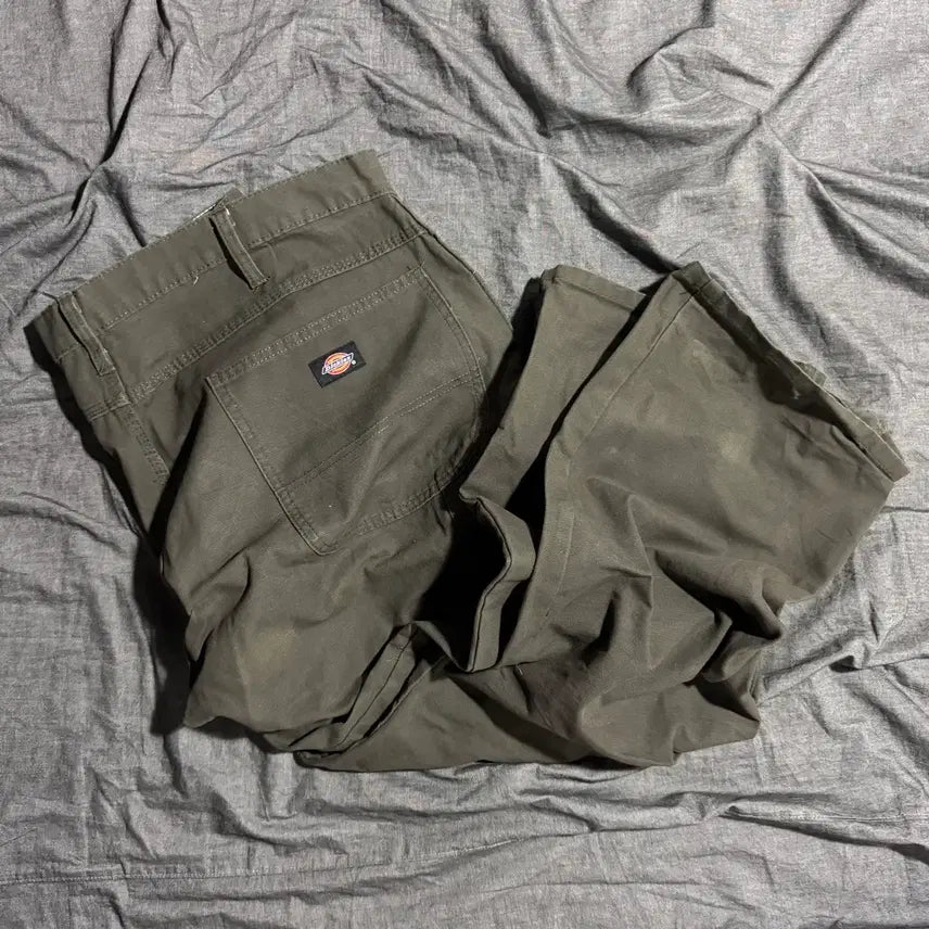 [BUNJANG] Dickies Carpenter Jeans Olive Pants / Dickies Carpenter Jeans Sz 38X30