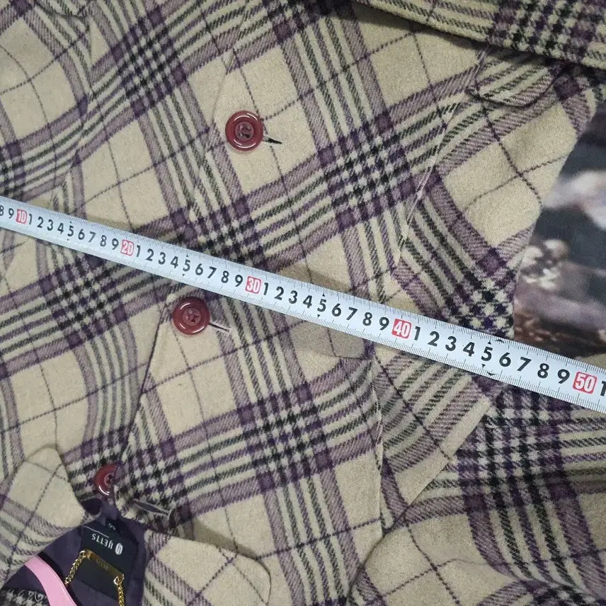 [BUNJANG] YETTS Check Handmade Jacket / YETTS 체크  핸드메이드 자켓 66 택배비포함가