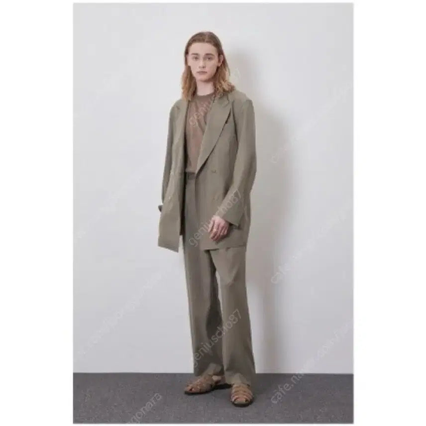 [BUNJANG] Brown Yak 20SS Double-Breasted Setup (Summer Wool) / 브라운야드 20SS 더블브레스티드 셋업(썸머울)