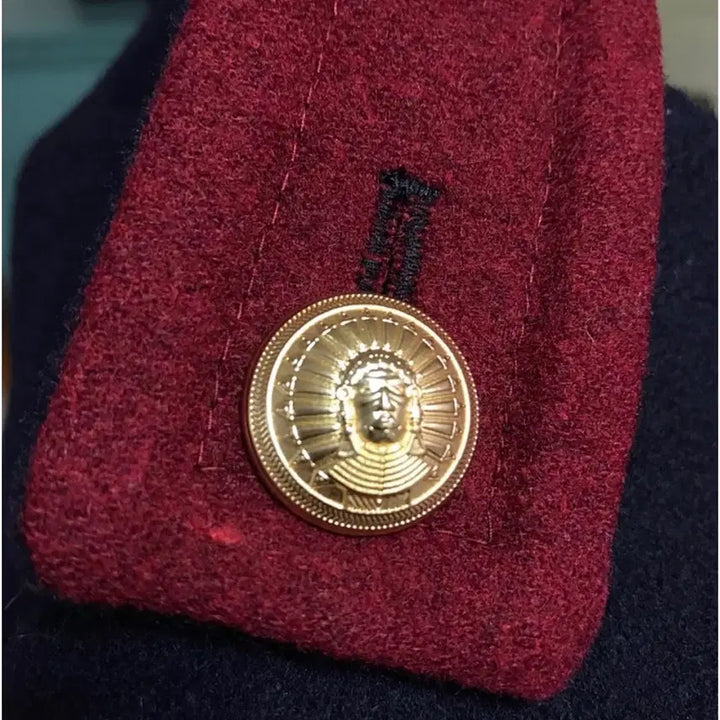 [BUNJANG] BLUMIN Navy Double Coat / 마지막 BLUMIN 블루민 네이비 더블 코트 울100